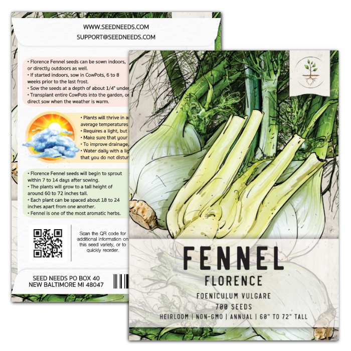 Florence Fennel Herb Seed For Planting (Foeniculum vulgare) Seed Needs